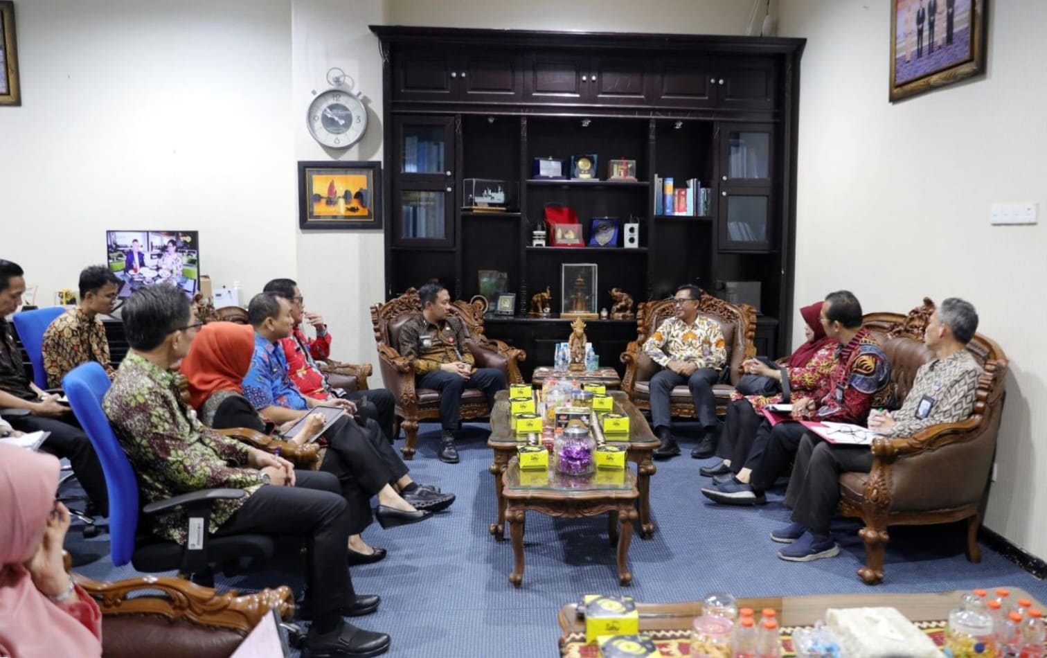 Sekdaprov Lampung Bersama BPKP Dorong Pendampingan Pengawasan Keuangan Daerah