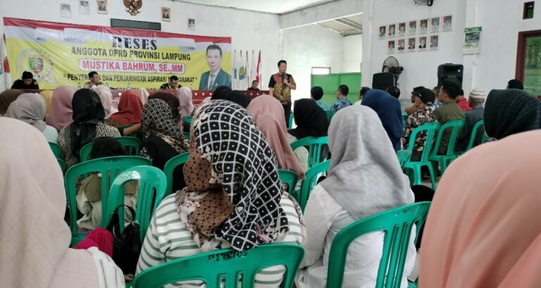 Masyarakat Sungai Langka Pesawaran Minta Mustika Selesaikan Sejumlah Persoalan