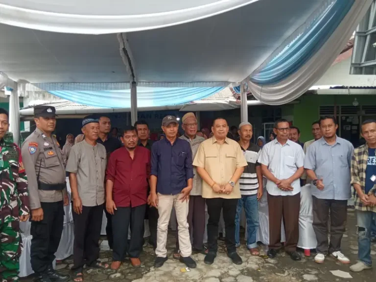 Serap Aspirasi Masyarakat Tanjung Senang, Andika Wibawa Dicurhati Banjir