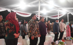 Anggota DPRD Provinsi Lampung M. Rahmat Visa Ridi Arifin menghadiri kegiatan Pentas Seni dan Budaya Kodam XXI/Radin Inten dalam rangka Peringatan Hari Juang TNI Angkatan Darat Tahun 2025