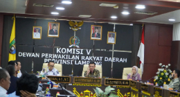 DPRD Provinsi Lampung menerima audiensi dari Dewan Pimpinan Daerah Federasi Serikat Pekerja Transport Indonesia–Konfederasi Serikat Pekerja Seluruh Indonesia (DPD F-SPTI–KSPSI)