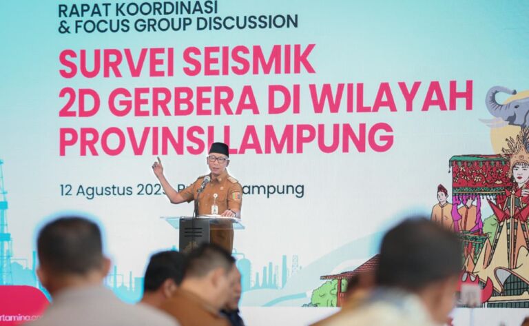 Provinsi Lampung Gelar Rakor Percepatan Survey Struktur Geologi Potensi Cadangan Minyak dan Gas