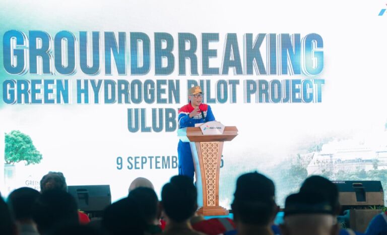 Ground Breaking Pembangunan Pabrik Percontohan Green Hydrogen Project Pertamina Geothermal Energy