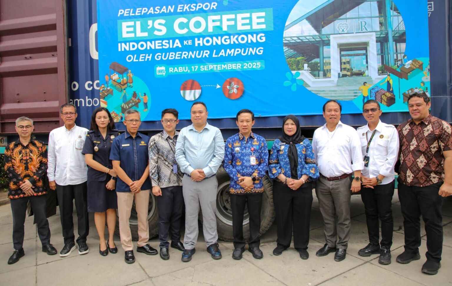 7 Ton Kopi Bubuk Lampung Tembus Pasar Hong Kong
