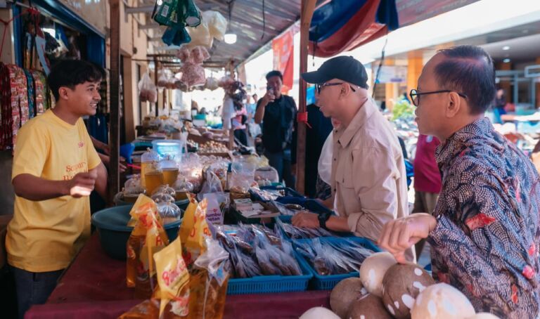 Gubernur Mirza Temukan Harga Minyak Goreng Lebih Tinggi dari HET di Pasar Natar