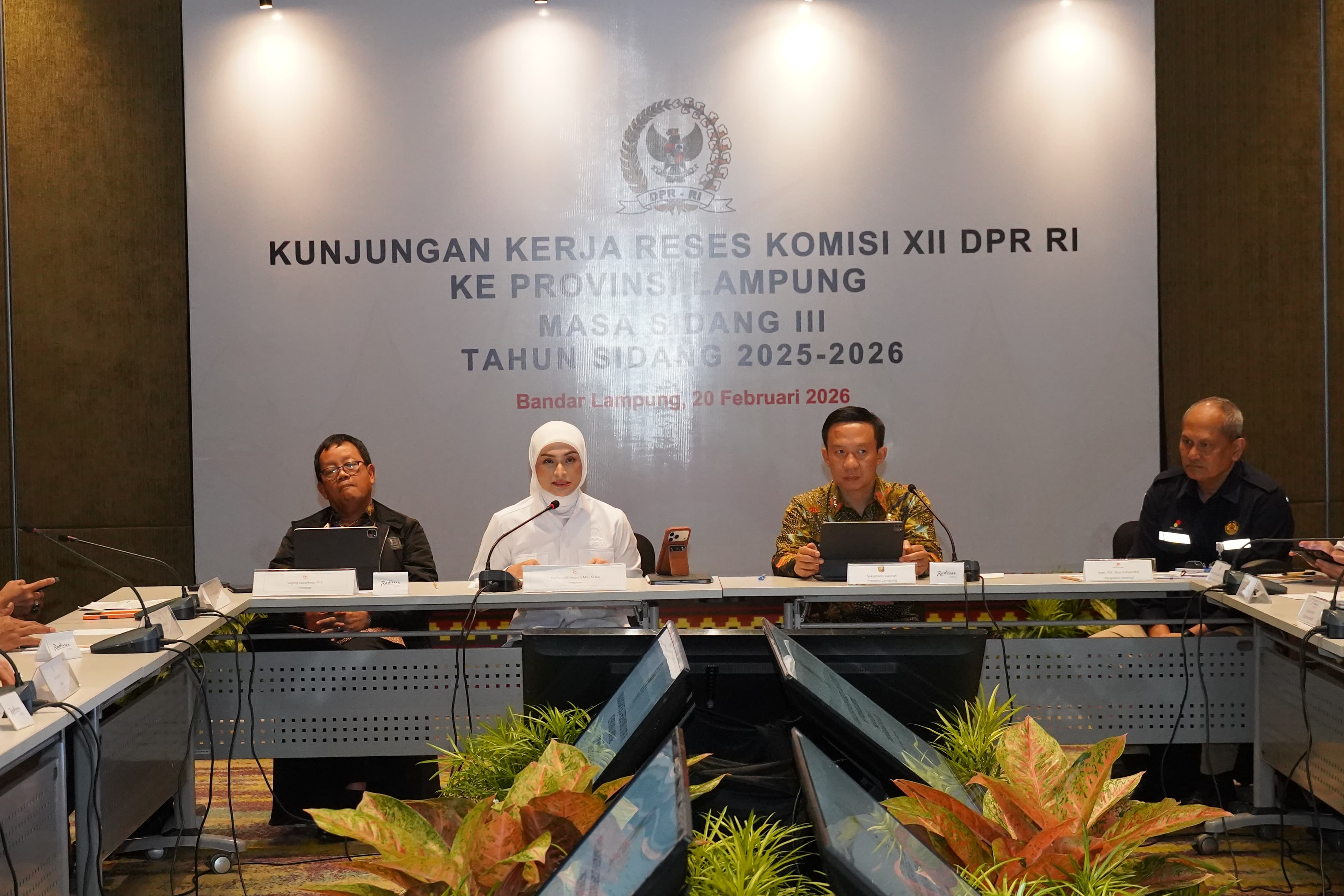 Pemprov Lampung Bersama Komisi XII DPR RI Bahas Pemanfaatan Energi di Provinsi Lampung