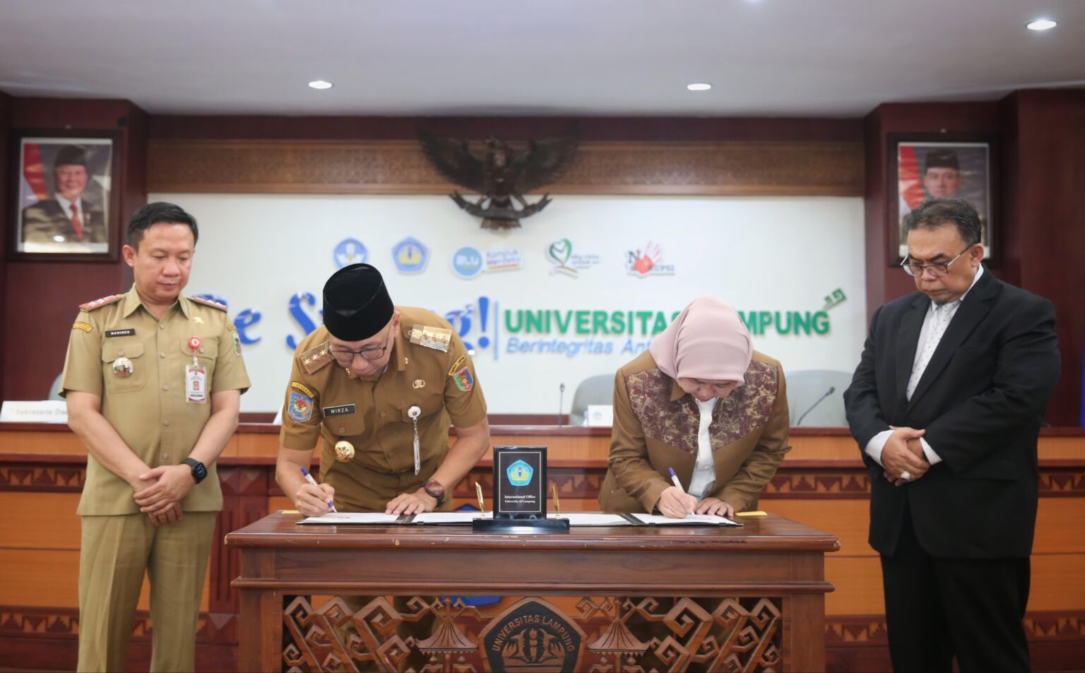 Pemprov Lampung Bersama Unila Tandatangani MoU